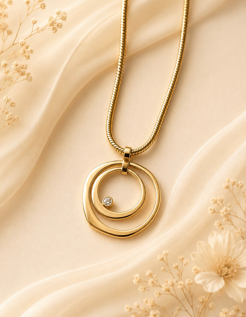 Golden Orbit Necklace
