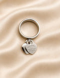 Heart Notes Ring – Silvery