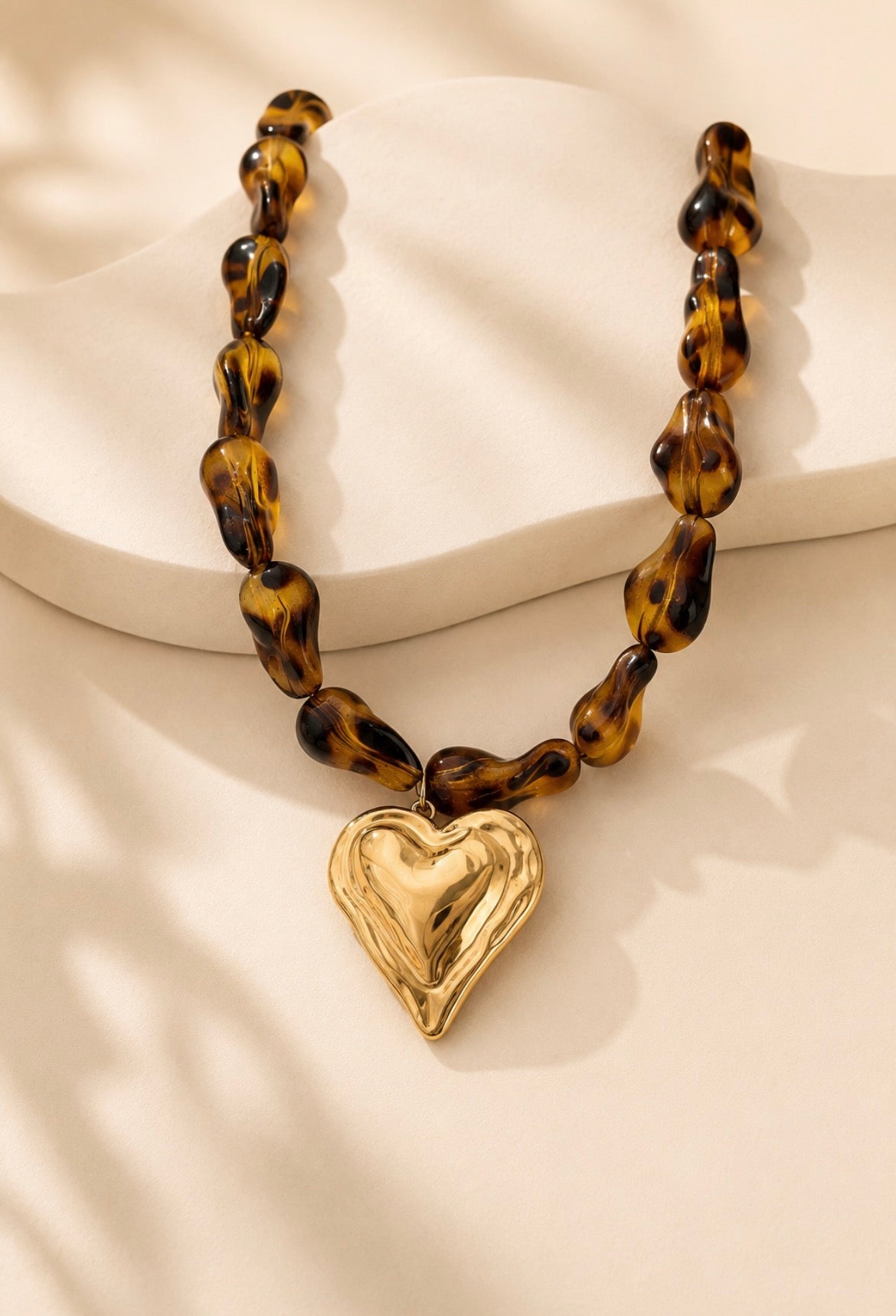Minerva Tortoise Heart Necklace