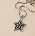 Vintage Star Pendant Necklace