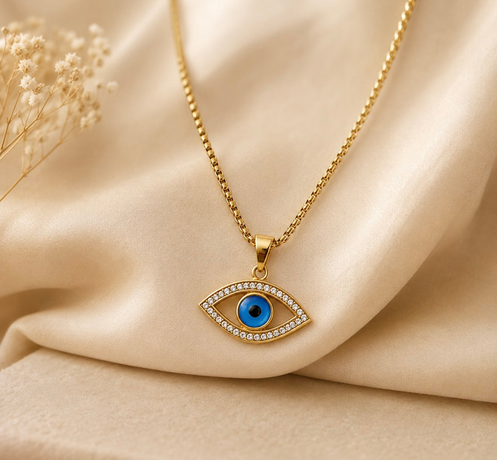 Evil Eye Gold Necklace
