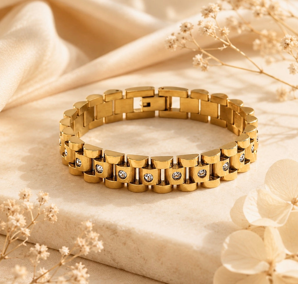 Luxury Crystal Link Bracelet