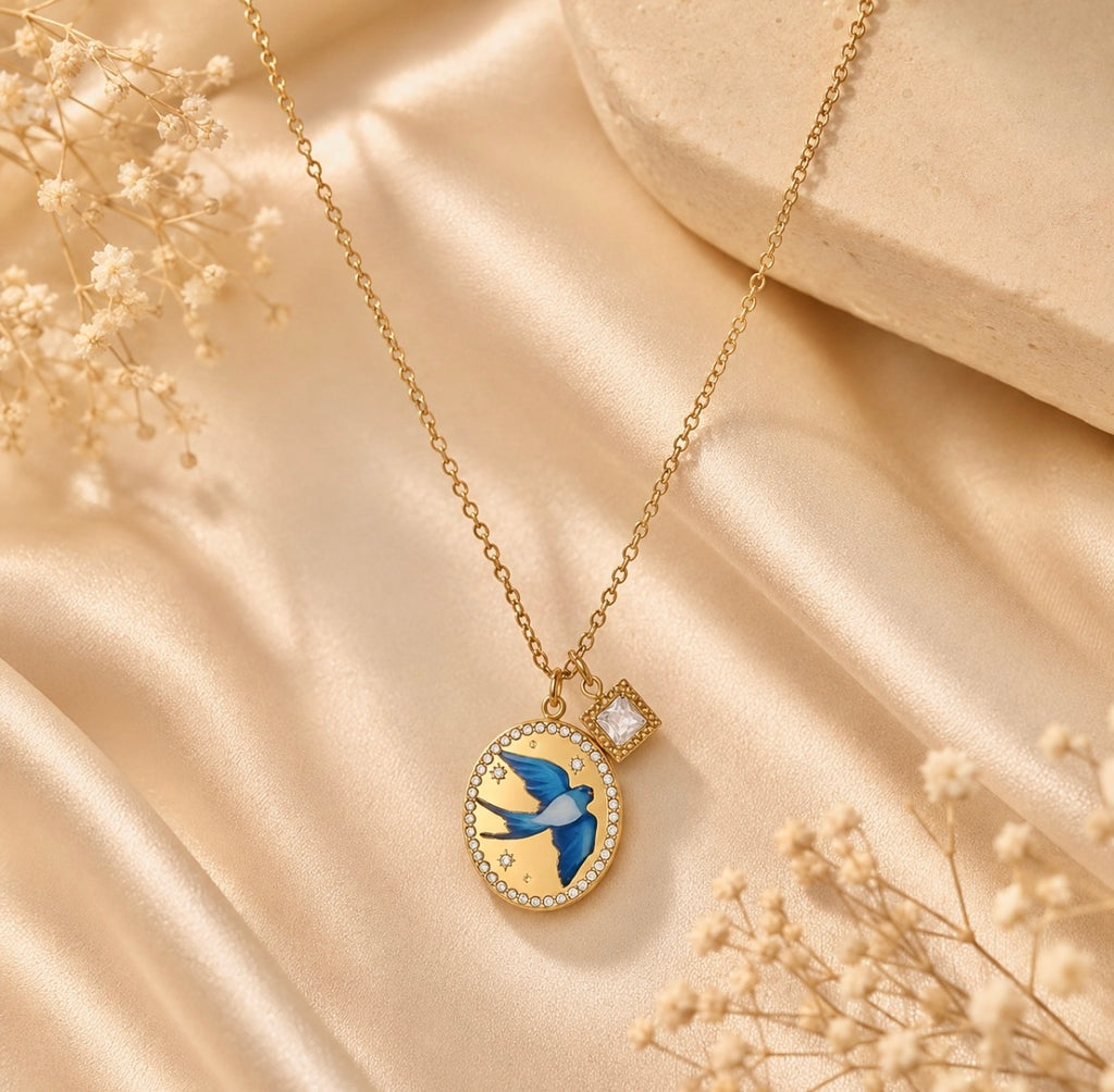 Swallow Necklace – A Symbol of Freedom & New Beginnings