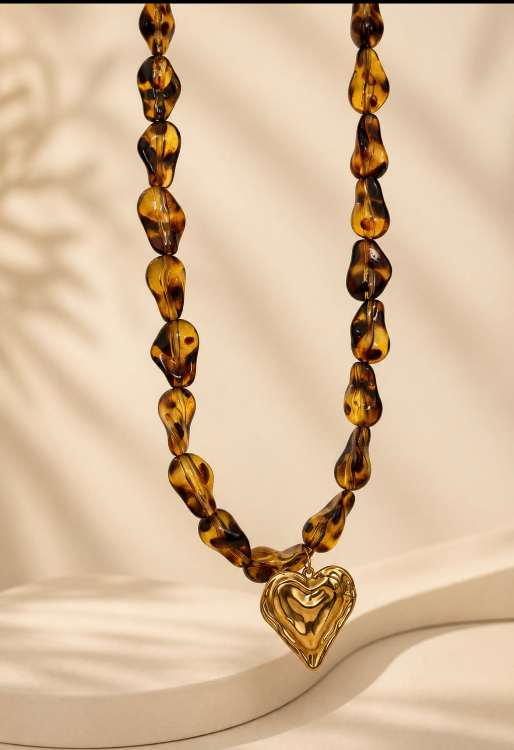 Minerva Tortoise Heart Necklace