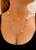 Pearl Silvery Necklace