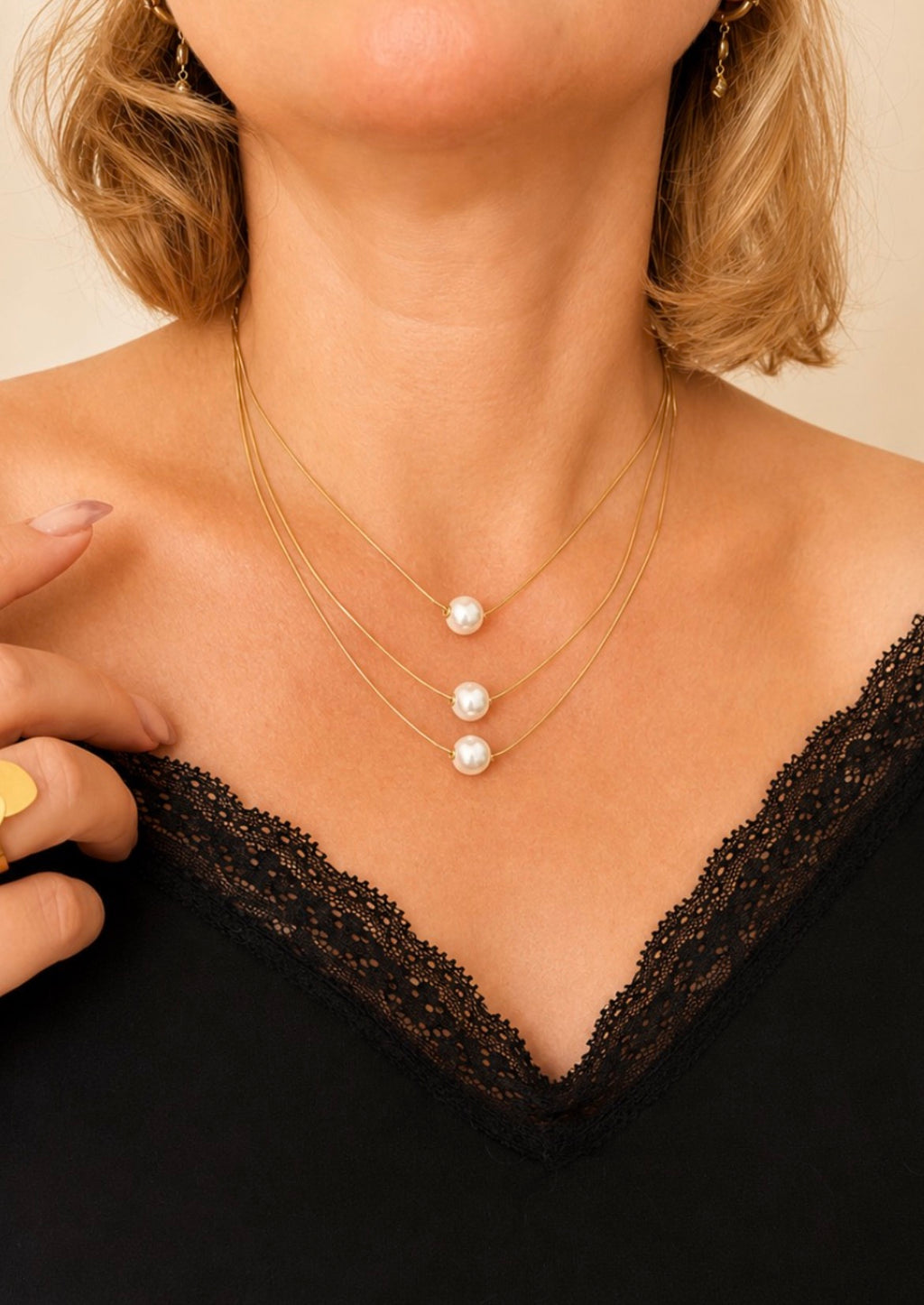 Pearl Layered Necklace