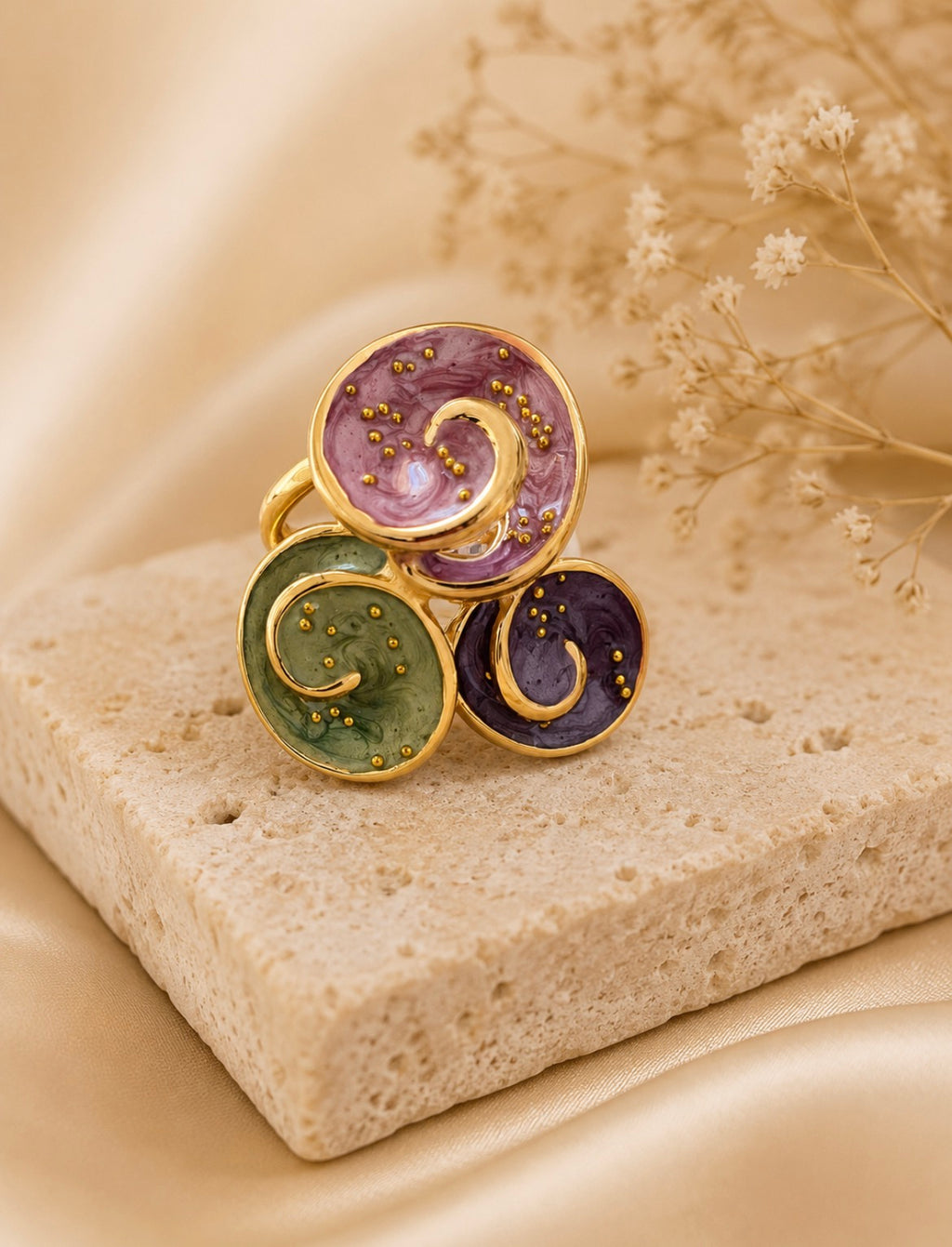 Spiral Harmony Ring
