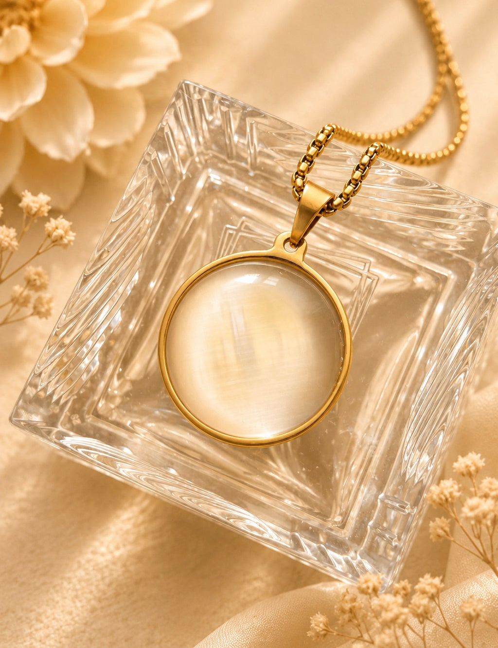 Moon Glow Pendant Necklace