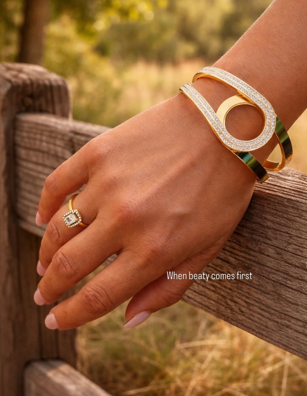 Crystal Loop Bangle