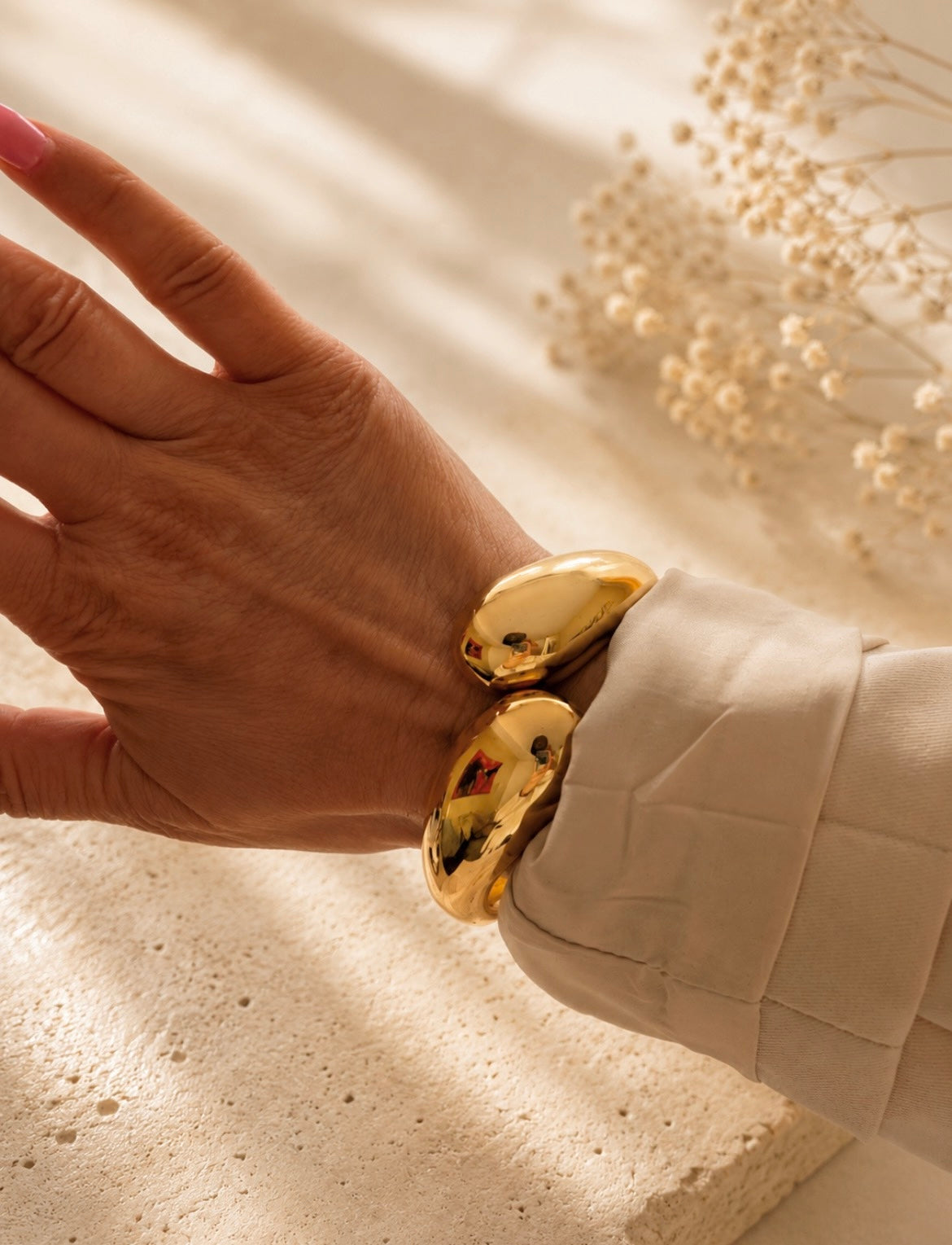 Golden Drop Bangle