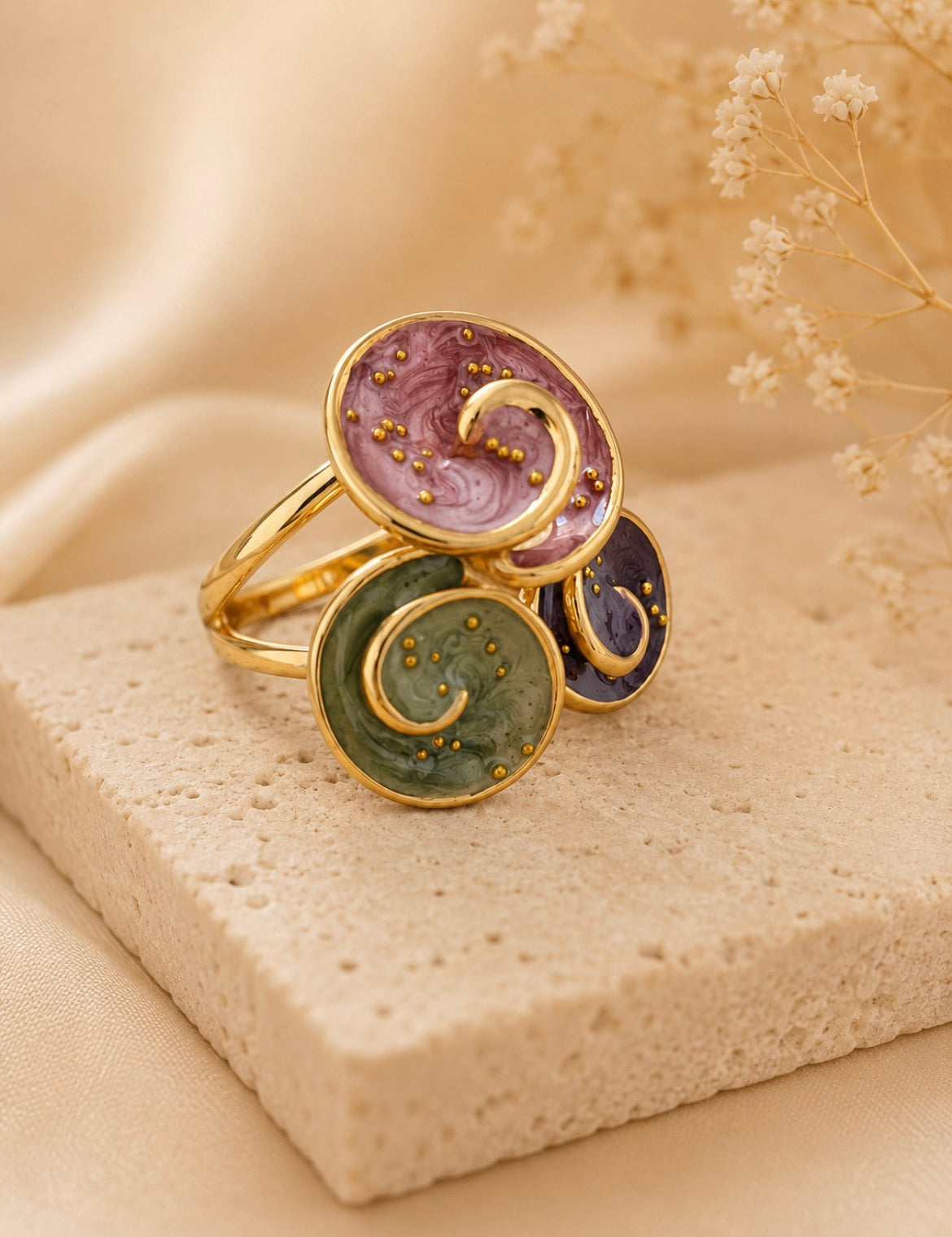 Spiral Harmony Ring