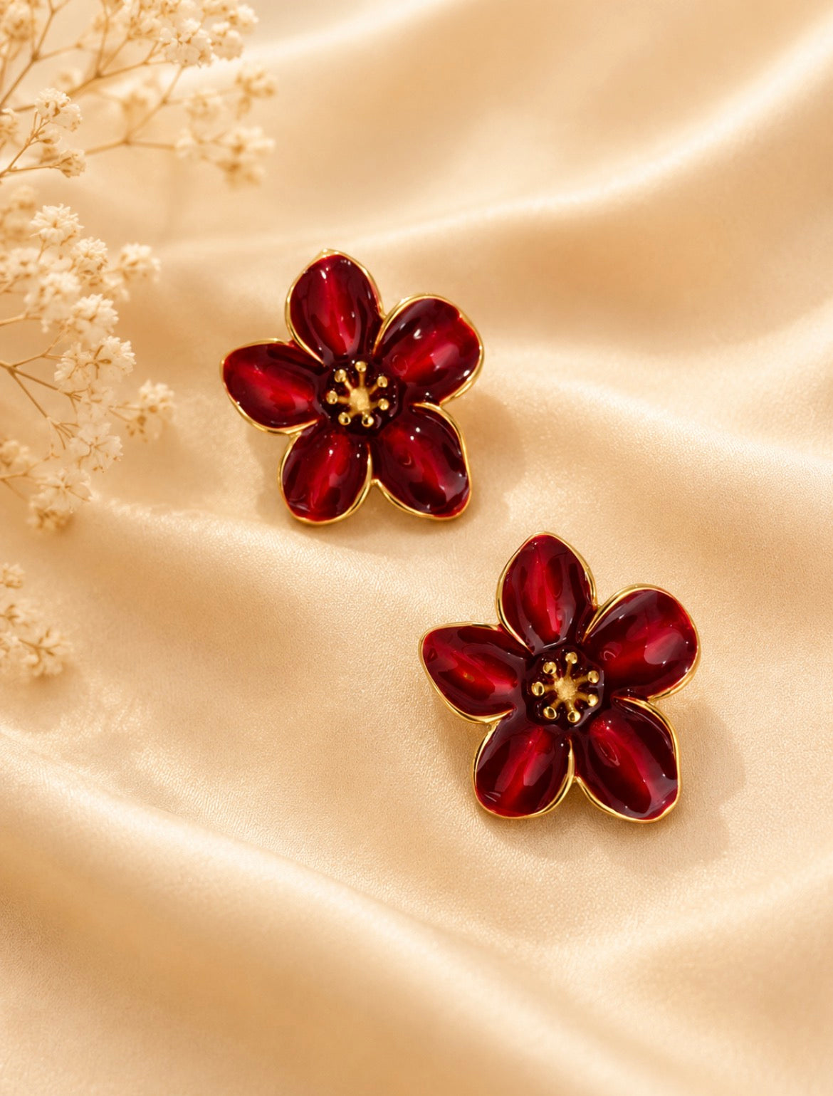 Ivory Blossom Earrings