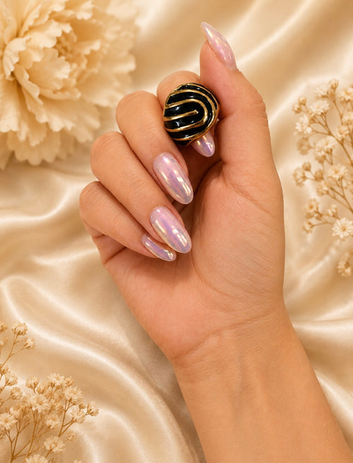 Black & Gold Statement Rings