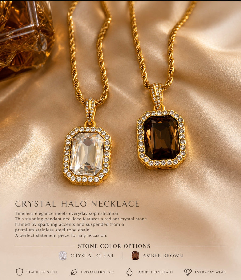 Crystal Halo Necklace