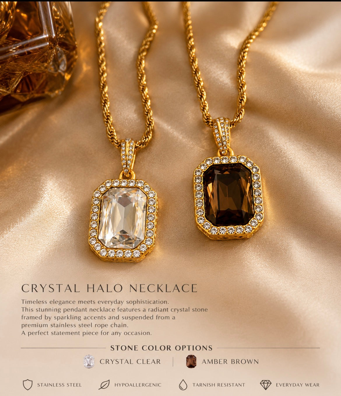 Crystal Halo Necklace