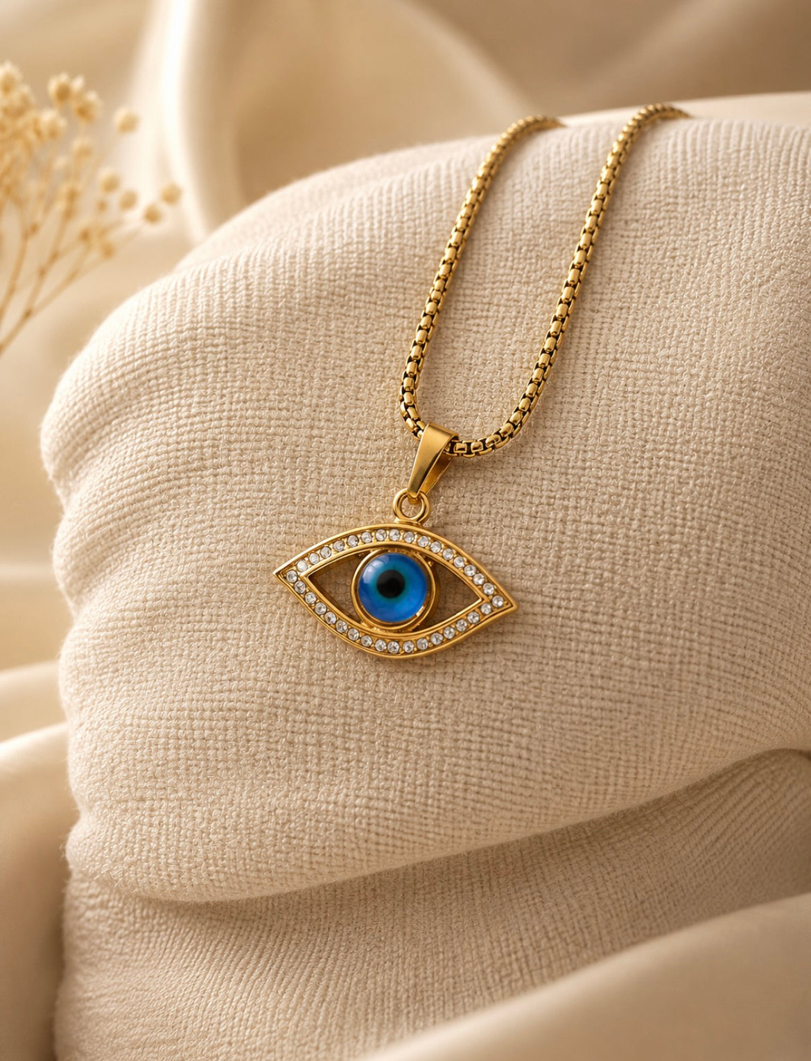 Evil Eye Gold Necklace
