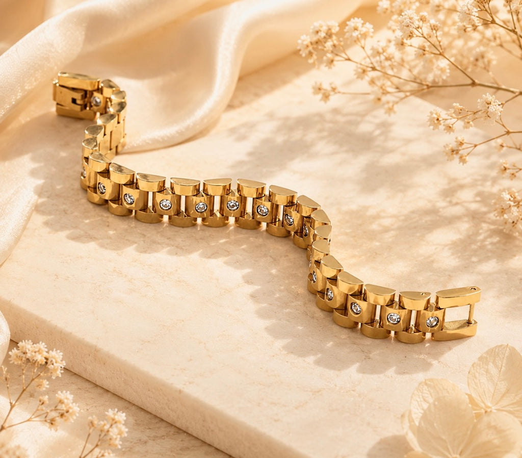 Luxury Crystal Link Bracelet