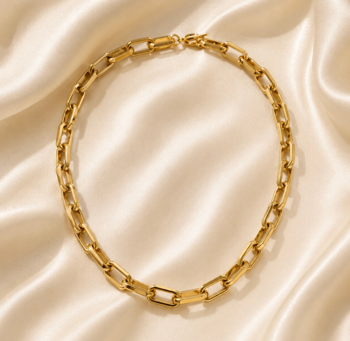 Gold Link Chain Necklace
