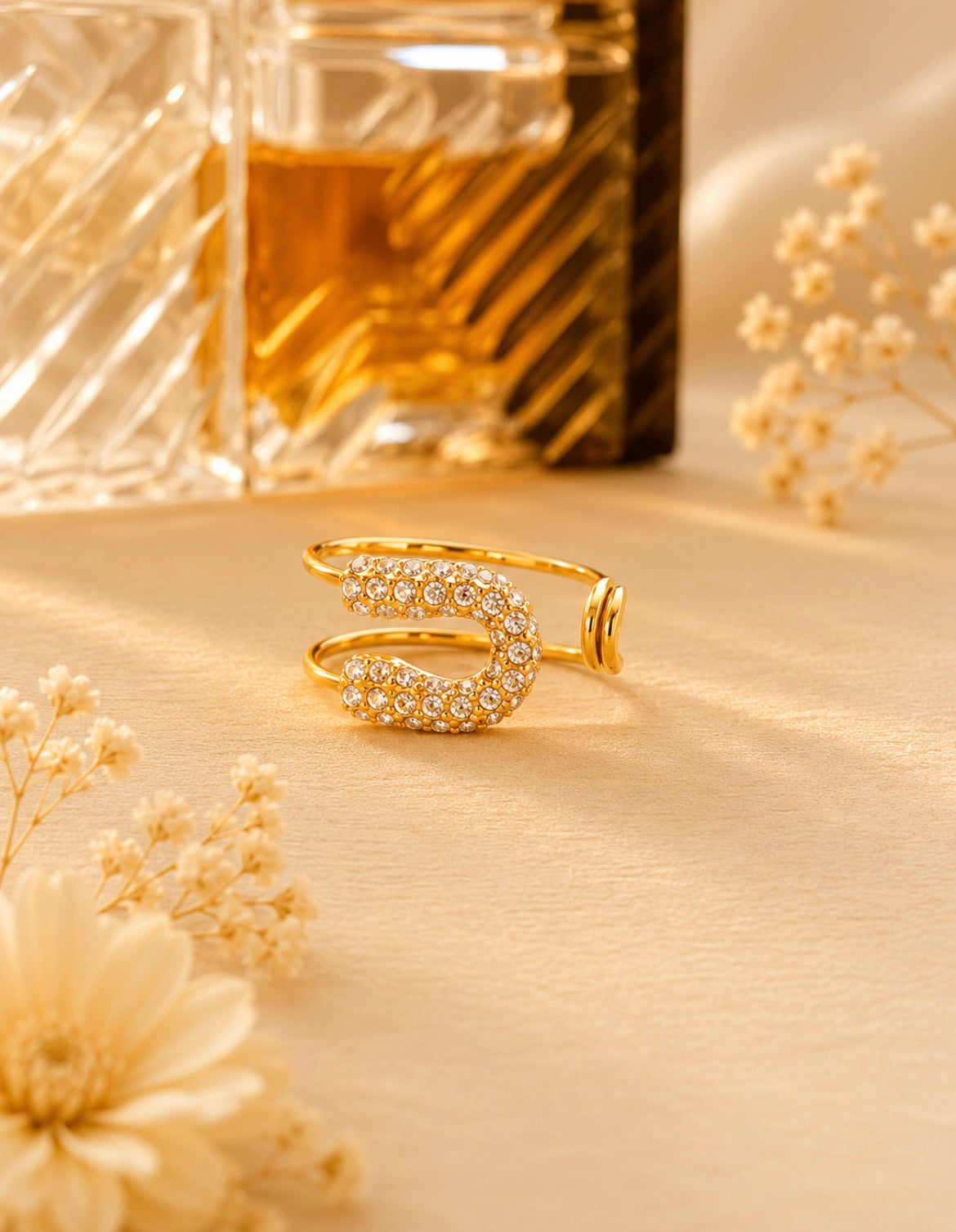 Crystal Clip Ring