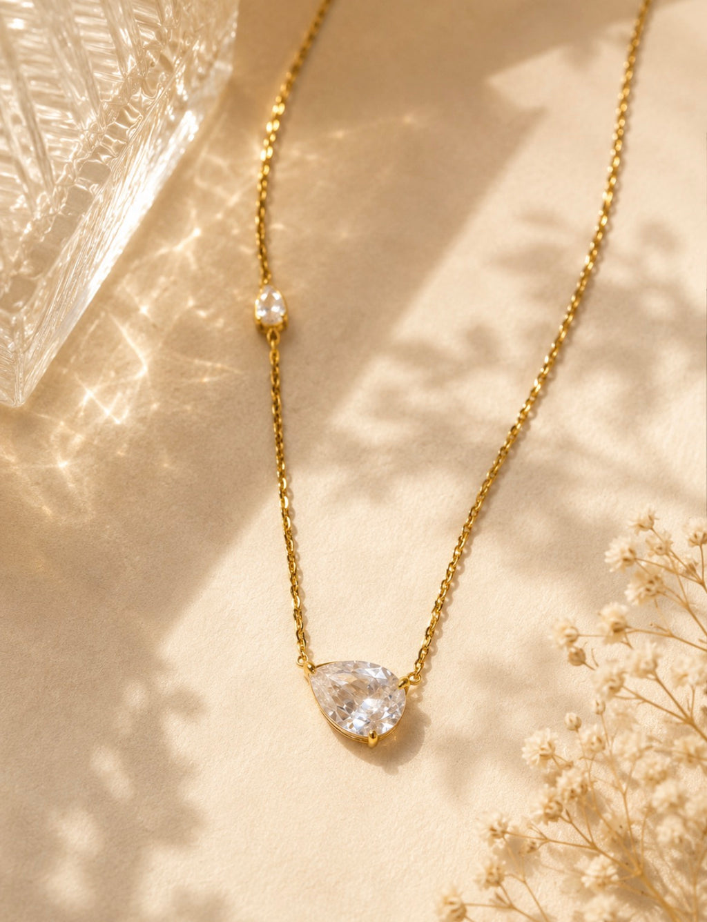 Crystal Drop Necklace