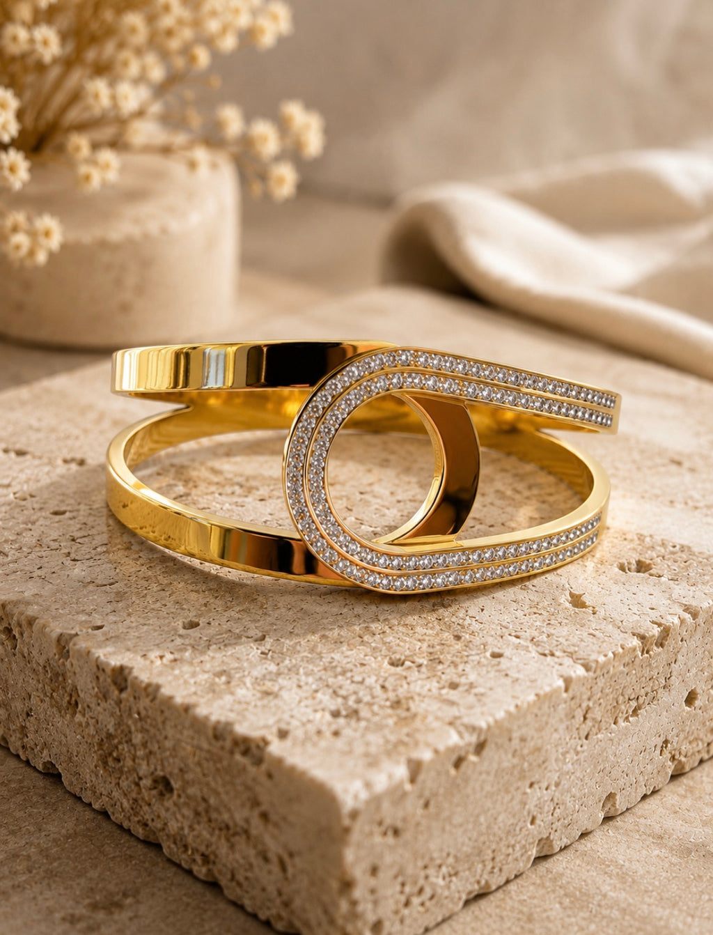 Crystal Loop Bangle