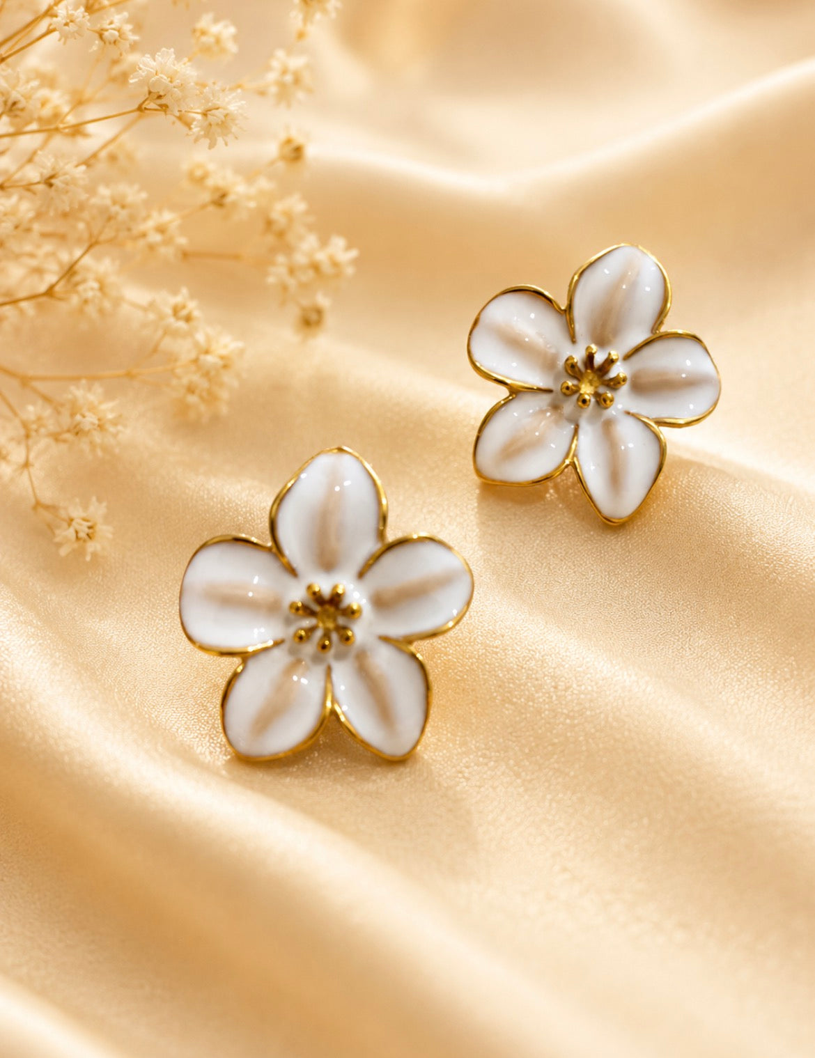 Ivory Blossom Earrings