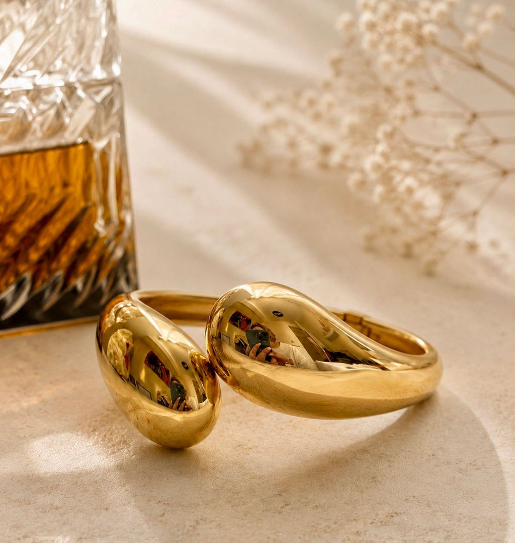 Golden Drop Bangle