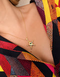 Starfish Charm Necklace – Gold