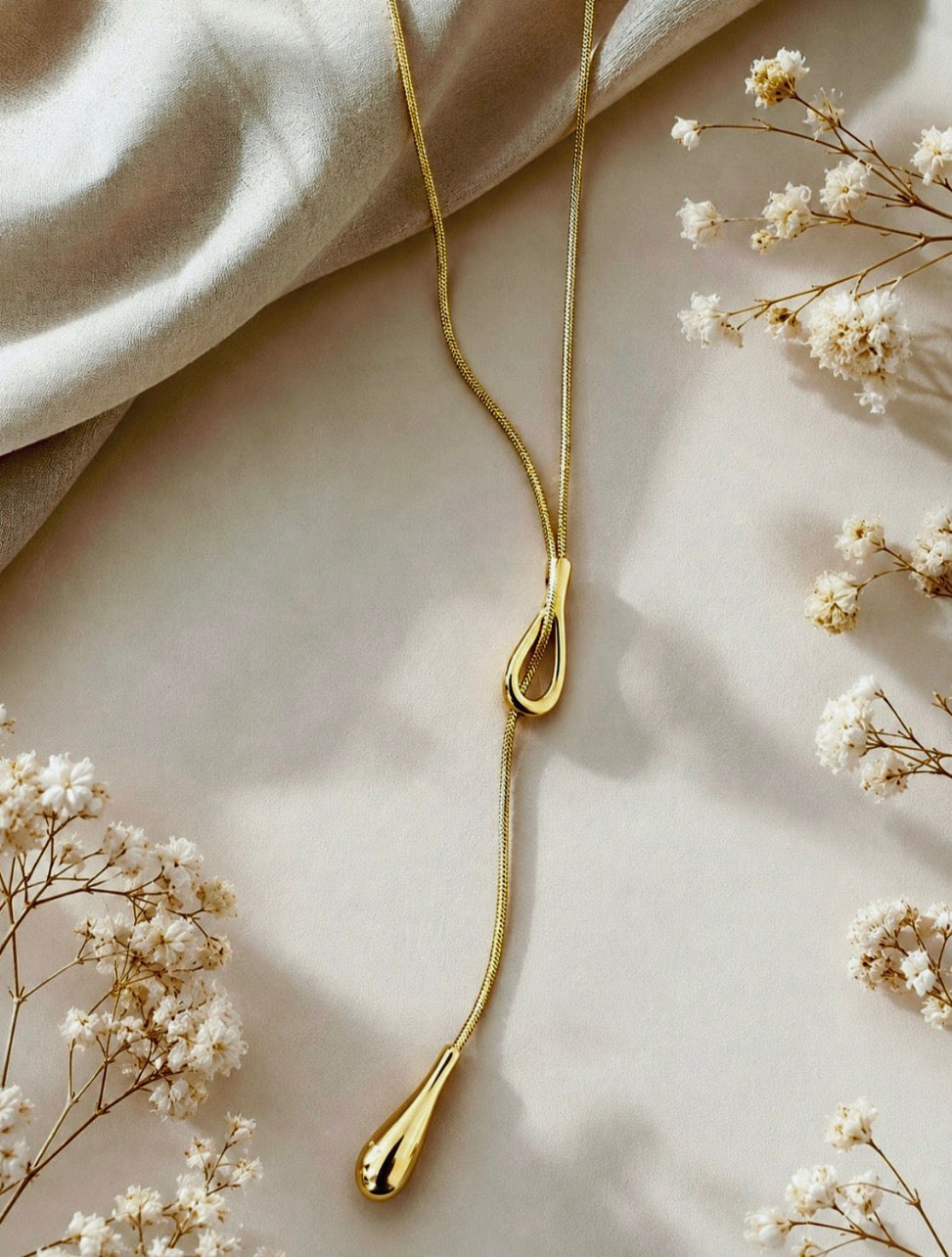 Golden Drop Necklace