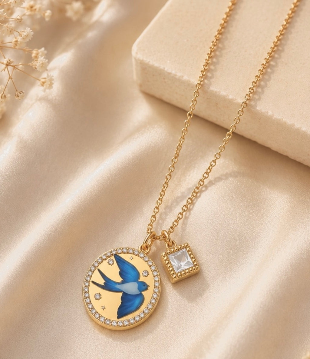 Swallow Necklace – A Symbol of Freedom & New Beginnings